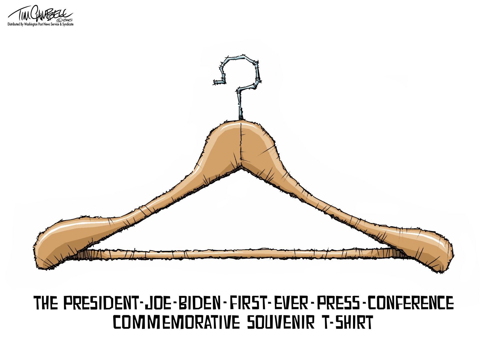 Tim Campbell cartoon